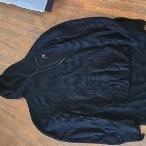 Jeffree Star Waffle Knit Spiked Hoodie Distressed Look - Size XL